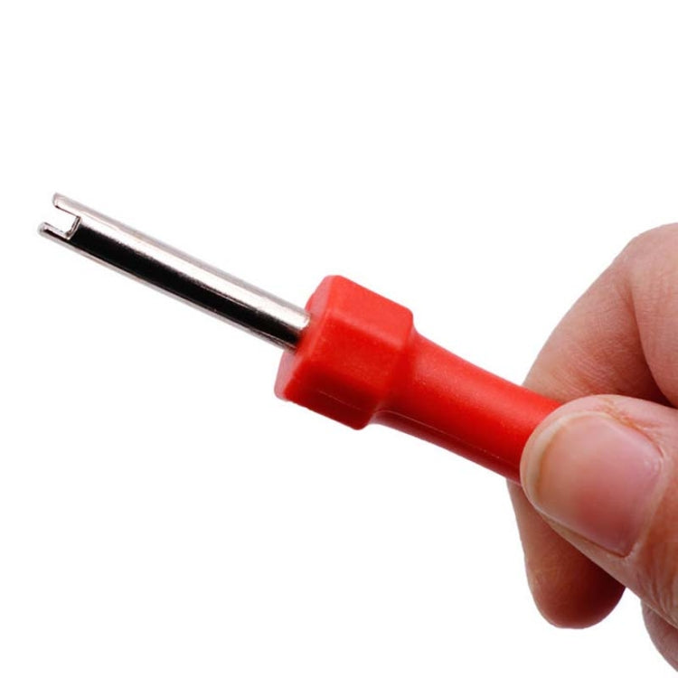 10 capsules de valve de pneu de voiture électrique, interrupteur de noyau de valve de vélo, style : simple tête courte, simple tête longue
