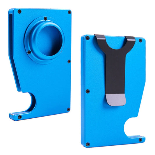 Tracker Card Holder Anti Loss RFID Wallet Card Holder for AirTag, Blue, Black, Grey, Silver