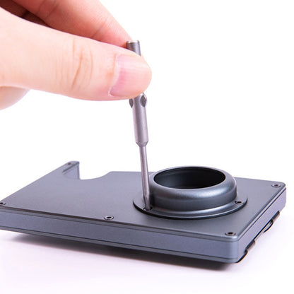 Tracker Card Holder Anti Loss RFID Wallet Card Holder for AirTag, Blue, Black, Grey, Silver