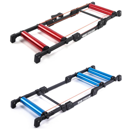 DEUTER GT-03 Adjustable Bicycle Roller Cycling Training Station, Red, Blue
