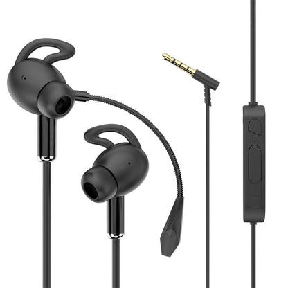 3.5mm Interface Mobile Phone Wire Control Headphones, White, Red, Black