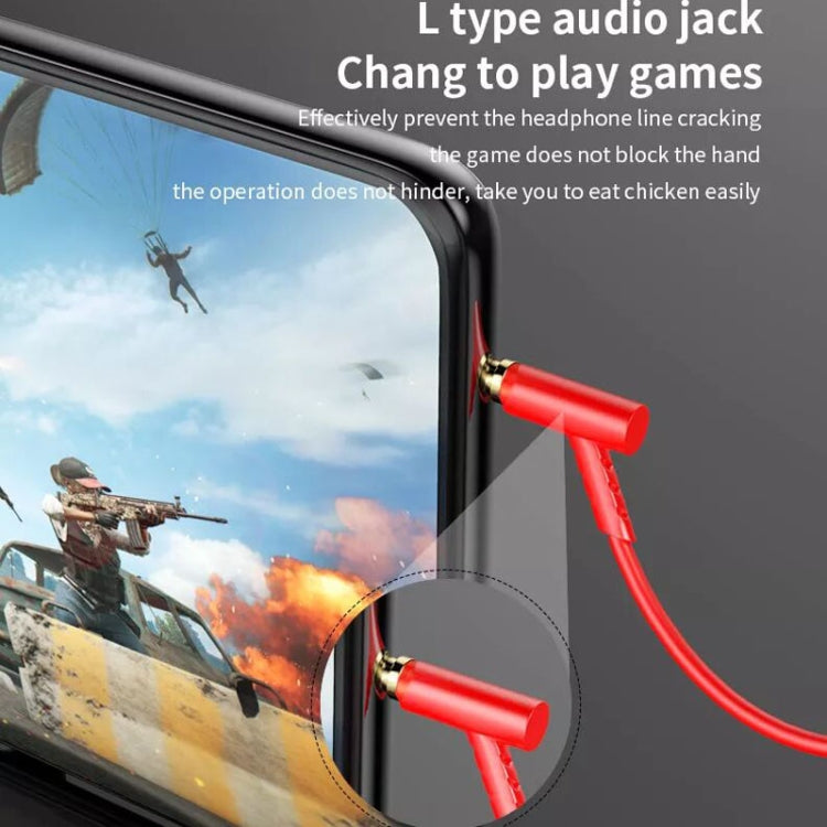3.5mm Interface Mobile Phone Wire Control Headphones, White, Red, Black