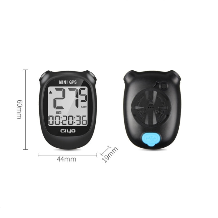 GIYO M3 LCD Display Bike GPS Cycling Computer Wireless Road Bicycle Stopwatch Velocimeter, GIYO M3(Black), GIYO M3(White)