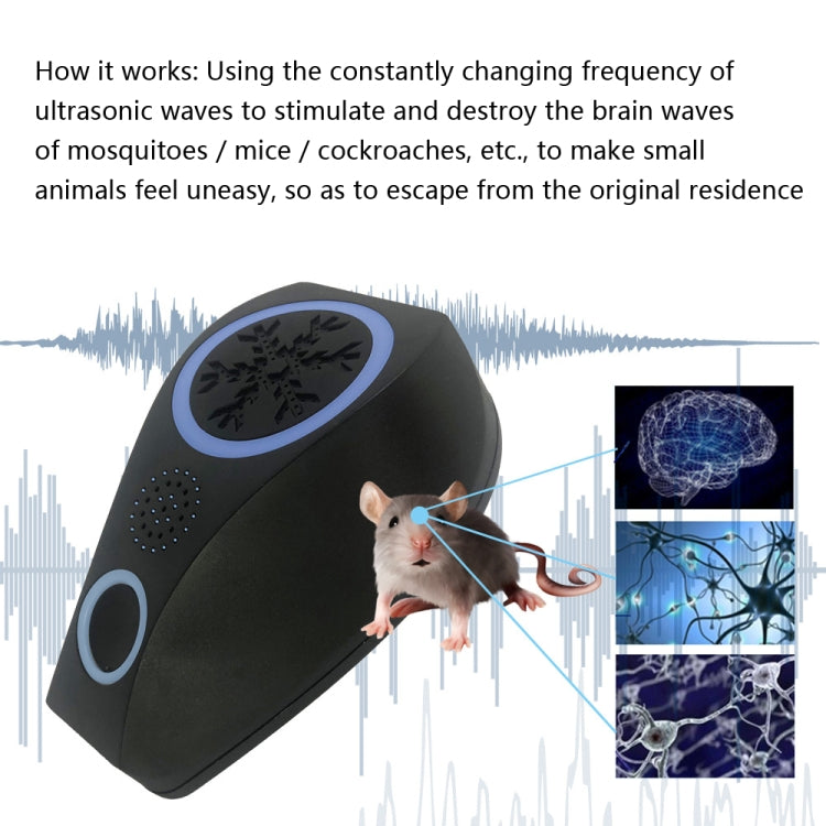 Snowflake Ultrasonic Mosquito Repellent Mouse Repellent, Specification: