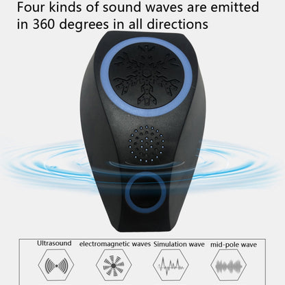 Snowflake Ultrasonic Mosquito Repellent Mouse Repellent, Specification:
