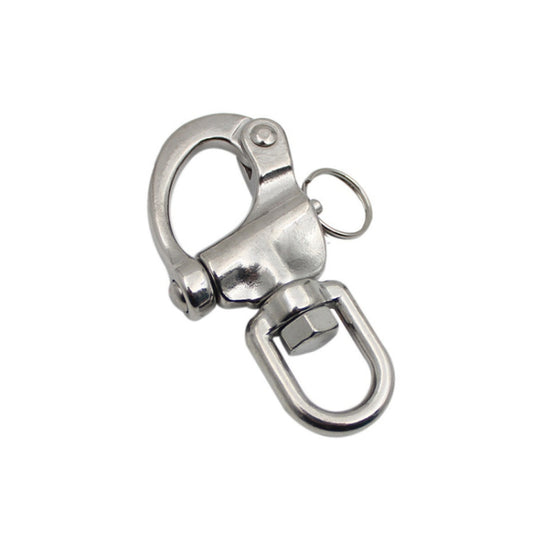 Yachting Sailing Stainless Steel Coil Type Rotary Spring Shackle, 70mm, 87mm, 128mm