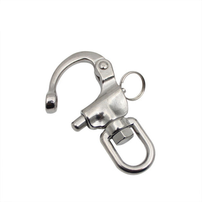 Yachting Sailing Stainless Steel Coil Type Rotary Spring Shackle, 70mm, 87mm, 128mm