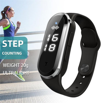 M21  Ultrasonic Mosquito Repellent Bracelet with Step Counter & Clock & Temperature Function, M21 (Black), M21 (White)
