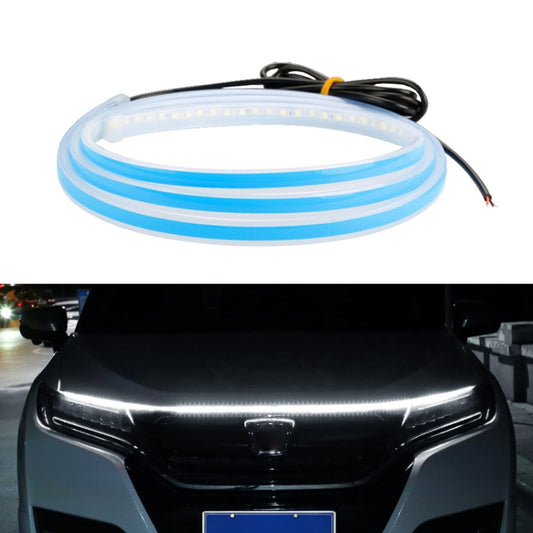Car LED Streamer Decorative Hood Atmosphere Lights, Style:, Monochrome White Light, Monochrome Yellow Light, Monochrome Ice Blue Light, Monochrome Blue Light, Monochrome Red Light, Monochrome Pink Purple Light, Monochrome Green Light, APP Colorful Ligh...
