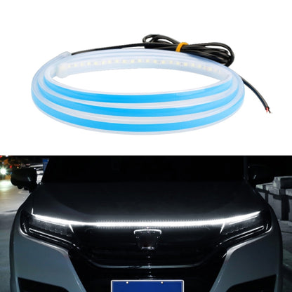 Car LED Streamer Decorative Hood Atmosphere Lights, Style:, Monochrome White Light, Monochrome Yellow Light, Monochrome Ice Blue Light, Monochrome Blue Light, Monochrome Red Light, Monochrome Pink Purple Light, Monochrome Green Light, APP Colorful Ligh...