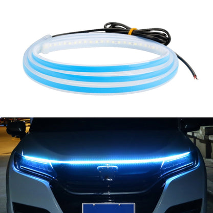 Car LED Streamer Decorative Hood Atmosphere Lights, Style:, Monochrome White Light, Monochrome Yellow Light, Monochrome Ice Blue Light, Monochrome Blue Light, Monochrome Red Light, Monochrome Pink Purple Light, Monochrome Green Light, APP Colorful Ligh...