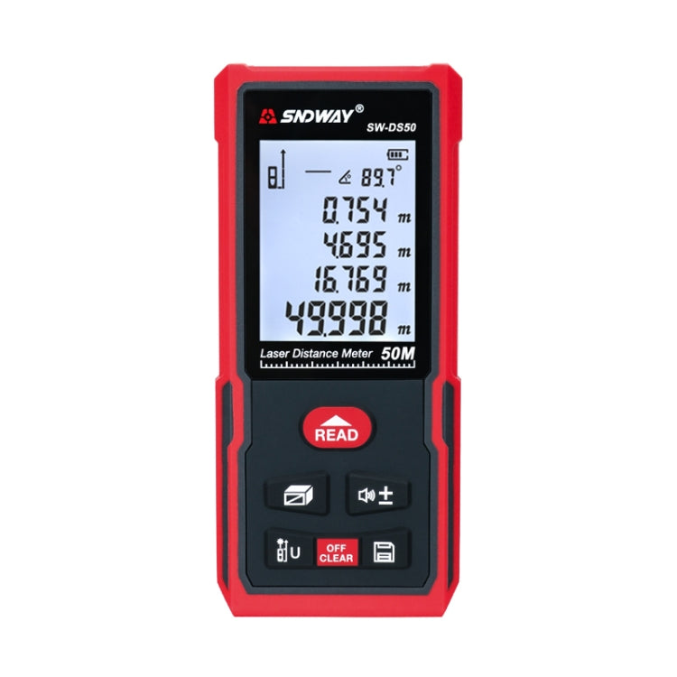 Handheld Laser Rangefinder Infrared Laser Ruler, SNDWAY SW-DS50, SNDWAY ...