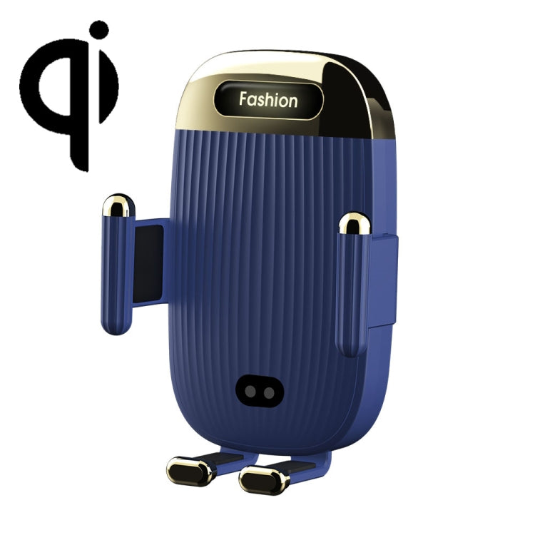 Support de téléphone sans fil pour voiture S18 15 W, noir, rouge, bleu, vert, noir avec support à ventouse, rouge avec support à ventouse, bleu avec support à ventouse, vert avec support à ventouse