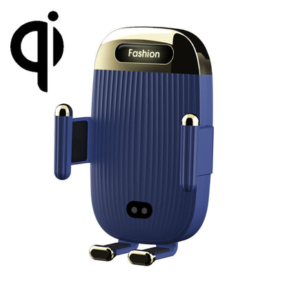 Support de téléphone sans fil pour voiture S18 15 W, noir, rouge, bleu, vert, noir avec support à ventouse, rouge avec support à ventouse, bleu avec support à ventouse, vert avec support à ventouse