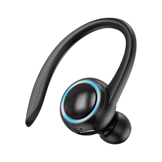 Écouteur Bluetooth A1S à suspension auriculaire avec son True Sound, casque de sport mono-auriculaire, A1S Noir, A1S Blanc