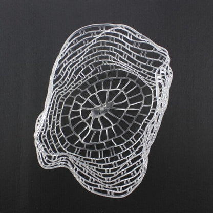 Filet de remplacement en caoutchouc souple transparent pour épuisette de pêche, Taille: Grand 120cm, Grand 120cm, Moyen 100cm