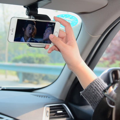 Car Sun Visor Bracket Car Mobile Phone Buckle Holder, Black
