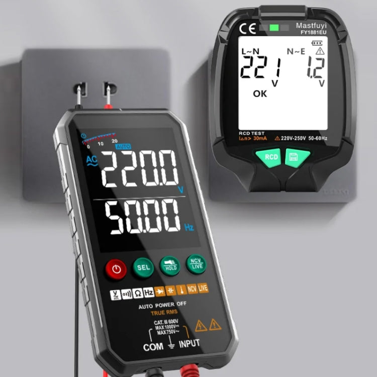 FUYI FY1881 High Precision Power Polarity Phase Socket Tester, FY1881 EU Plug, FY1881 UK Plug, FY1881 US Plug