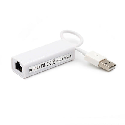 USB2.0 Drive-Free Ethernet 100M Network Card, USB 2.0