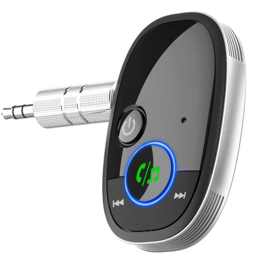 Récepteur Bluetooth de voiture Lecteur de musique Convertisseur audio sans fil, Noir