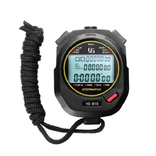 YS Electronic Stopwatch Timer Track And Field Training Running Watch, Style:, YS-810 10 Memories (Black), YS-830 30 Memories (Black), YS-860 60 Memories (Black), YS-8100 100 Memories (Black), YS-810 10 Memories (White), YS-830 30 Memories (White)