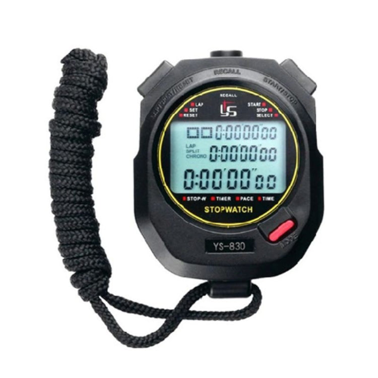 YS Electronic Stopwatch Timer Track And Field Training Running Watch, Style:, YS-810 10 Memories (Black), YS-830 30 Memories (Black), YS-860 60 Memories (Black), YS-8100 100 Memories (Black), YS-810 10 Memories (White), YS-830 30 Memories (White)      ...