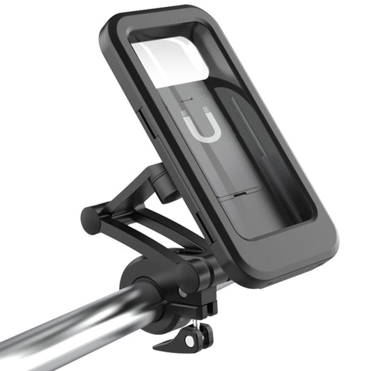 Support de téléphone portable pour vélo VTT, sac étanche, Noir