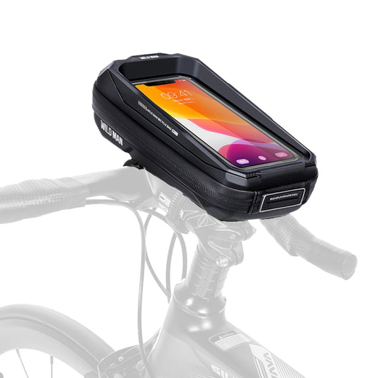 WILD MAN MS33 0,6L Sac de guidon rigide pour VTT avec écran tactile pour téléphone, MS33
