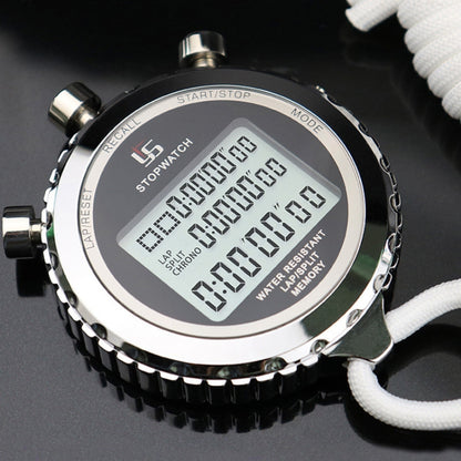 YS Metal Stopwatch 3 Rows Display Running Training Electronic Timers, Style:, YS-510 10 Memories 3 Rows Display, YS-530 30 Memories 3 Rows Display, YS-560 60 Memories 3 Rows Display, YS-5100 100 Memories 3 Rows Display, YS-5120 120 Memories 3 Rows Display
