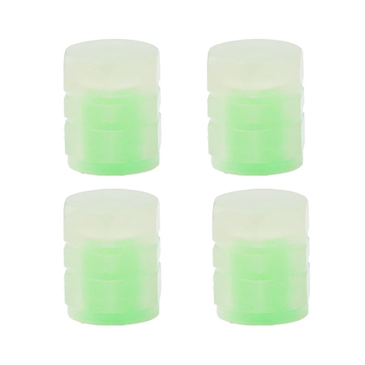 4pcs / Set Luminous Tire Valve Cap Electric Motorcycle Vacuum Tire Valve Cover, Style: Split Effect, 4pcs /Set Split Effect