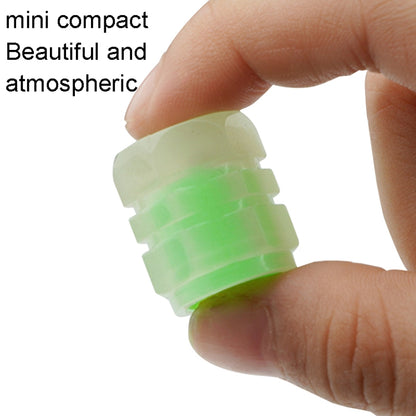 4pcs / Set Luminous Tire Valve Cap Electric Motorcycle Vacuum Tire Valve Cover, Style: Split Effect, 4pcs /Set Split Effect
