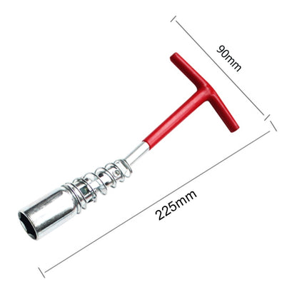 Jeu de 4 clés à douille pour bougies de voiture, outil de démontage universel, style : courte de 16 mm, courte de 21 mm
