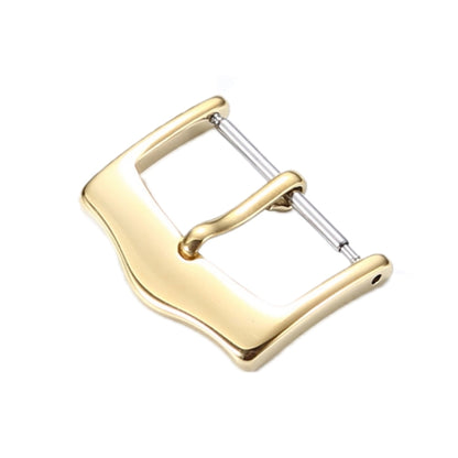5pcs IP Plated Stainless Steel Pin Buckle Watch Accessories, Color: Silver 12mm, Silver 12mm, Silver 14mm, Silver 16mm, Silver 18mm, Silver 20mm, Rose Gold 12mm, Rose Gold 14mm, Rose Gold 16mm, Rose Gold 18mm, Rose Gold 20mm, Rose Gold 22mm, Gold 12mm ...