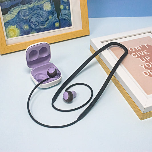 2 PCS Bluetooth Earphone Silicone Anti-Lost Cord For Samsung Glaxy Buds 2