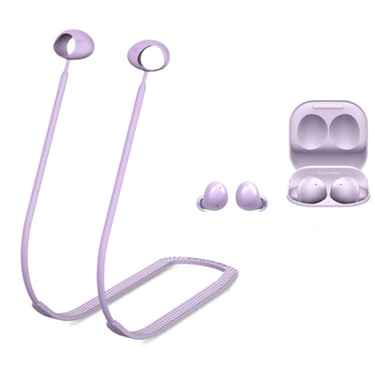 2 PCS Bluetooth Earphone Silicone Anti-Lost Cord For Samsung Glaxy Buds 2