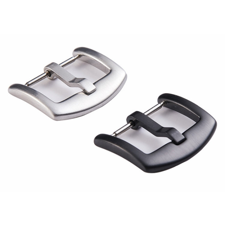 3 PCS Boucle de montre en acier inoxydable 316L Accessoires de montre, 18mm Noir IP, 20mm Argent, 20mm Noir IP, 22mm Argent