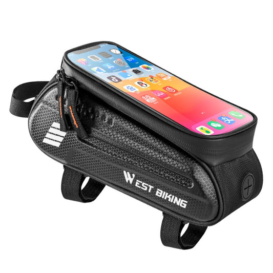 WEST BIKING Sac de Cadre Rigide pour Vélo avec Écran Tactile pour Téléphone Portable