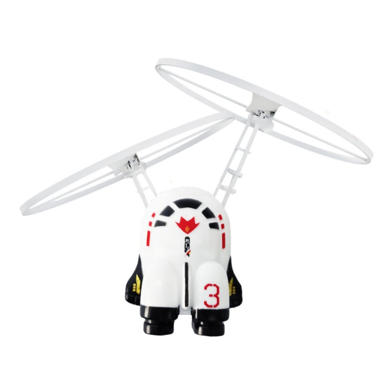 Jouet Lumineux pour Enfants en Acier à Induction, Gyroscope de Robot Aéronef, Astronautes Bleus, Astronaute Rose, Astronautes Blancs, Vaisseau Spatial Cosmique, Explorateur Cosmique