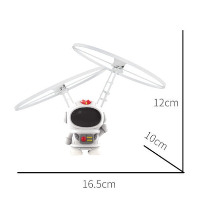 Jouet Lumineux pour Enfants en Acier à Induction, Gyroscope de Robot Aéronef, Astronautes Bleus, Astronaute Rose, Astronautes Blancs, Vaisseau Spatial Cosmique, Explorateur Cosmique