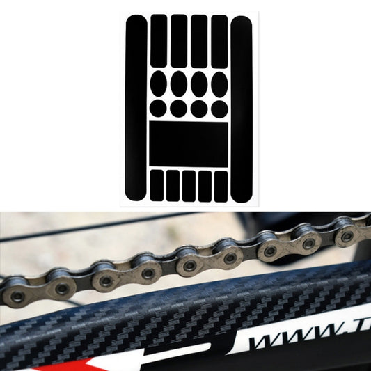 Adhesivo protector para cadena de bicicleta FMFXTR, película protectora para horquilla delantera, color: fibra de carbono, fibra de carbono, color mate, transparente