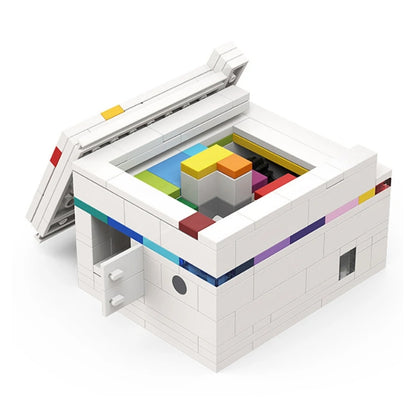 BuildMoc Jouets de blocs à emboîtement boîte de décryptage Rainbow Road, BuildMoc Blocs à emboîtement