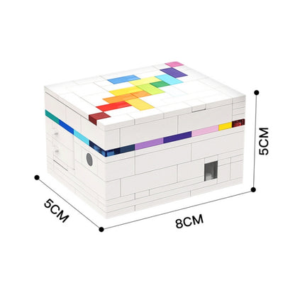 BuildMoc Jouets de blocs à emboîtement boîte de décryptage Rainbow Road, BuildMoc Blocs à emboîtement