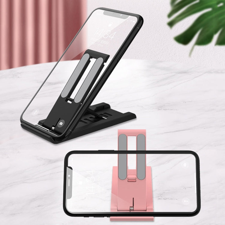 2 PCS K30 Multi-speed Adjustment Desktop Mobile Phone Bracket Notebook Folding Bracket, Pink, White, Green, Black