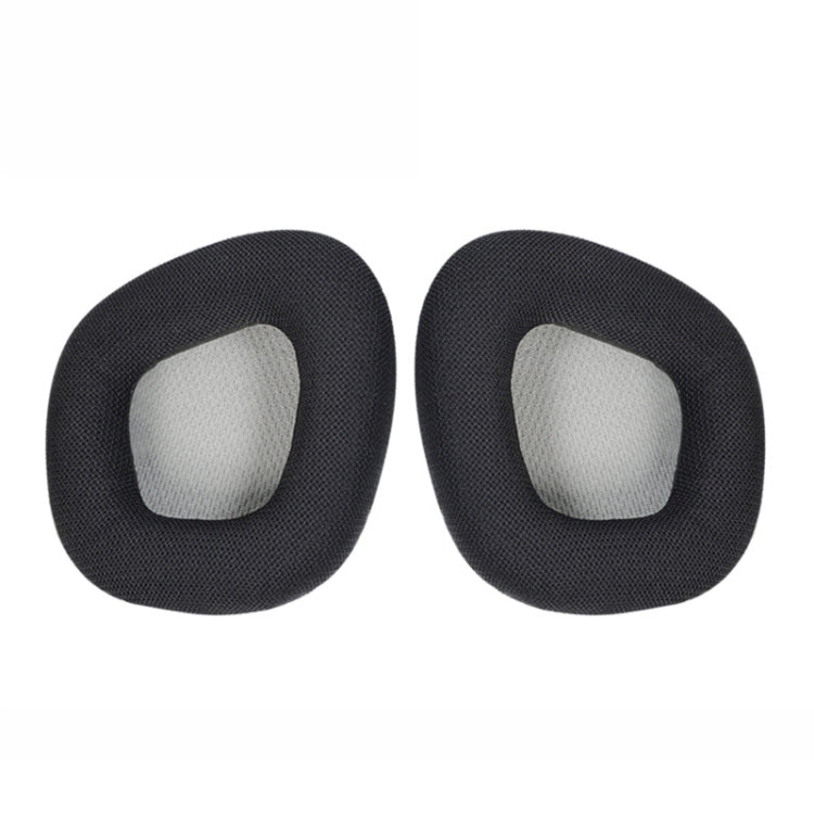 2 coussinets de remplacement pour Corsair Void Pro Elite, style : Coussinet de serre-tête, cuir protéiné noir, grille noire, grille inférieure grise, grille inférieure rouge, grille inférieure jaune, cuir sensoriel noir glacé, cuir d'agneau noir