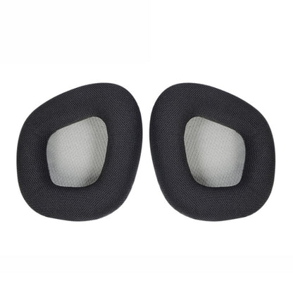 2 coussinets de remplacement pour Corsair Void Pro Elite, style : Coussinet de serre-tête, cuir protéiné noir, grille noire, grille inférieure grise, grille inférieure rouge, grille inférieure jaune, cuir sensoriel noir glacé, cuir d'agneau noir
