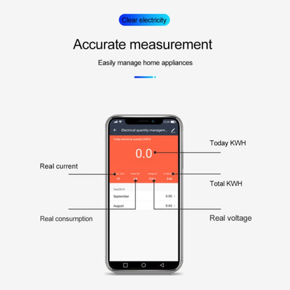 SINOTIMER WDS688 Smart WiFi Single-Phase Power Meter Mobile APP Home Rail Meter 5-60A 230V, WDS688
