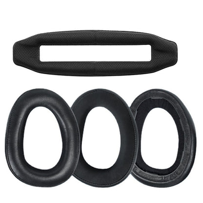 2 PCS Earmuff Head Beam For Sennheiser GSP600 GSP500 GSP670,Style:, Head Beam, Lambskin, Mesh Cloth, Ice Gel, Nanosplicing