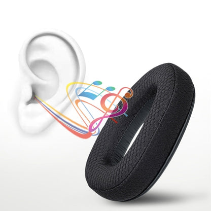 2 PCS Headphone Sleeve Cover for Sennheiser GSP300 GSP370 GSP350,Style:, Protein Skin, Lamb Leather, Black Head Beam, Red Head Beam, Blue Head Beam, Mesh Cloth