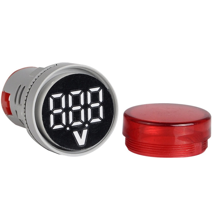 2 PCS DC Voltage Signal Indicator 22mm Round 6-100V Universal Voltmeter, 6-100V White, 6-100V Blue, 6-100V Green, 6-100V Yllow, 6-100V Red
