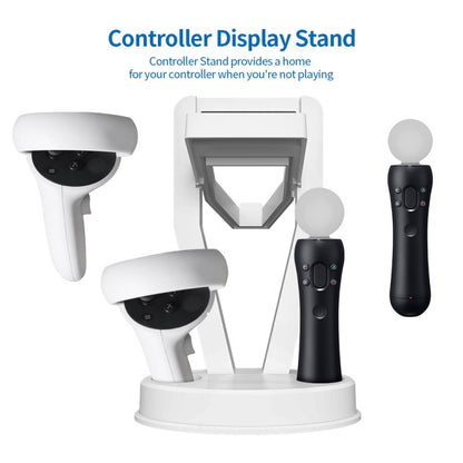 JYS-OC002 VR Bracket Desktop Storage Rack For Oculus Quest 2, JYS-OC002 White, JYS-OC002 Black